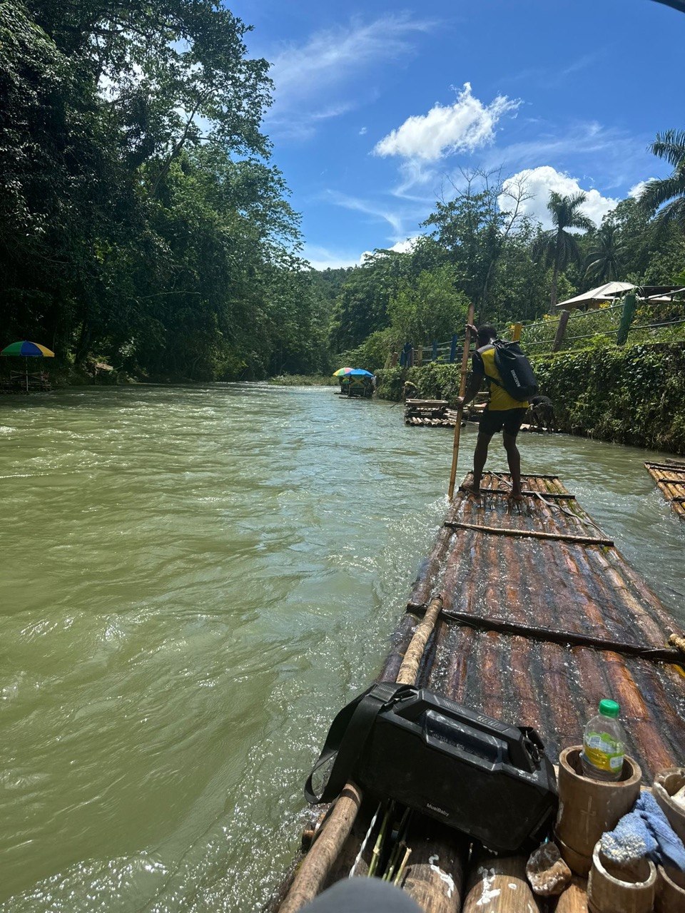 Bamboo rafting tour